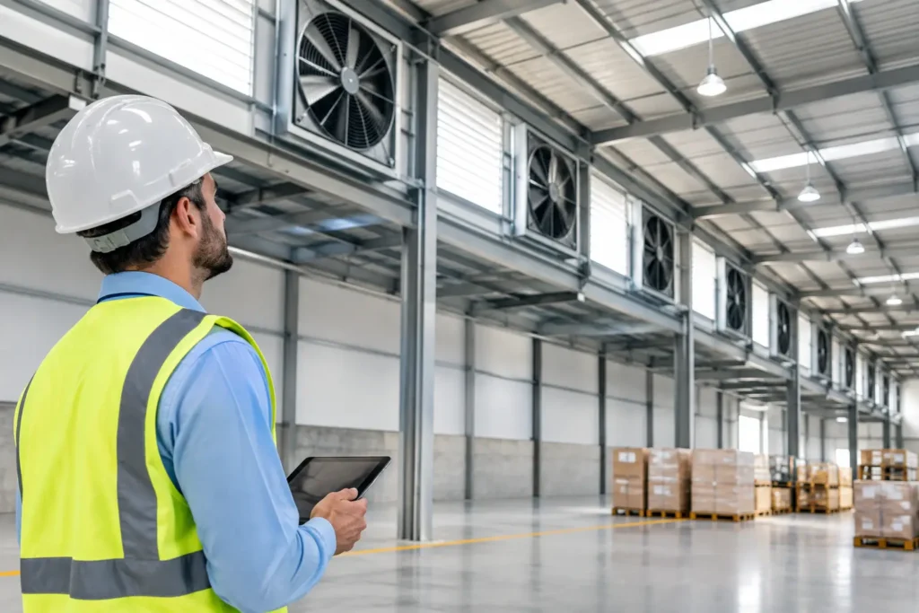 Como dimensionar a ventilação de galpão industrial